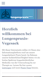 Mobile Screenshot of lungenpraxis-vegesack.de
